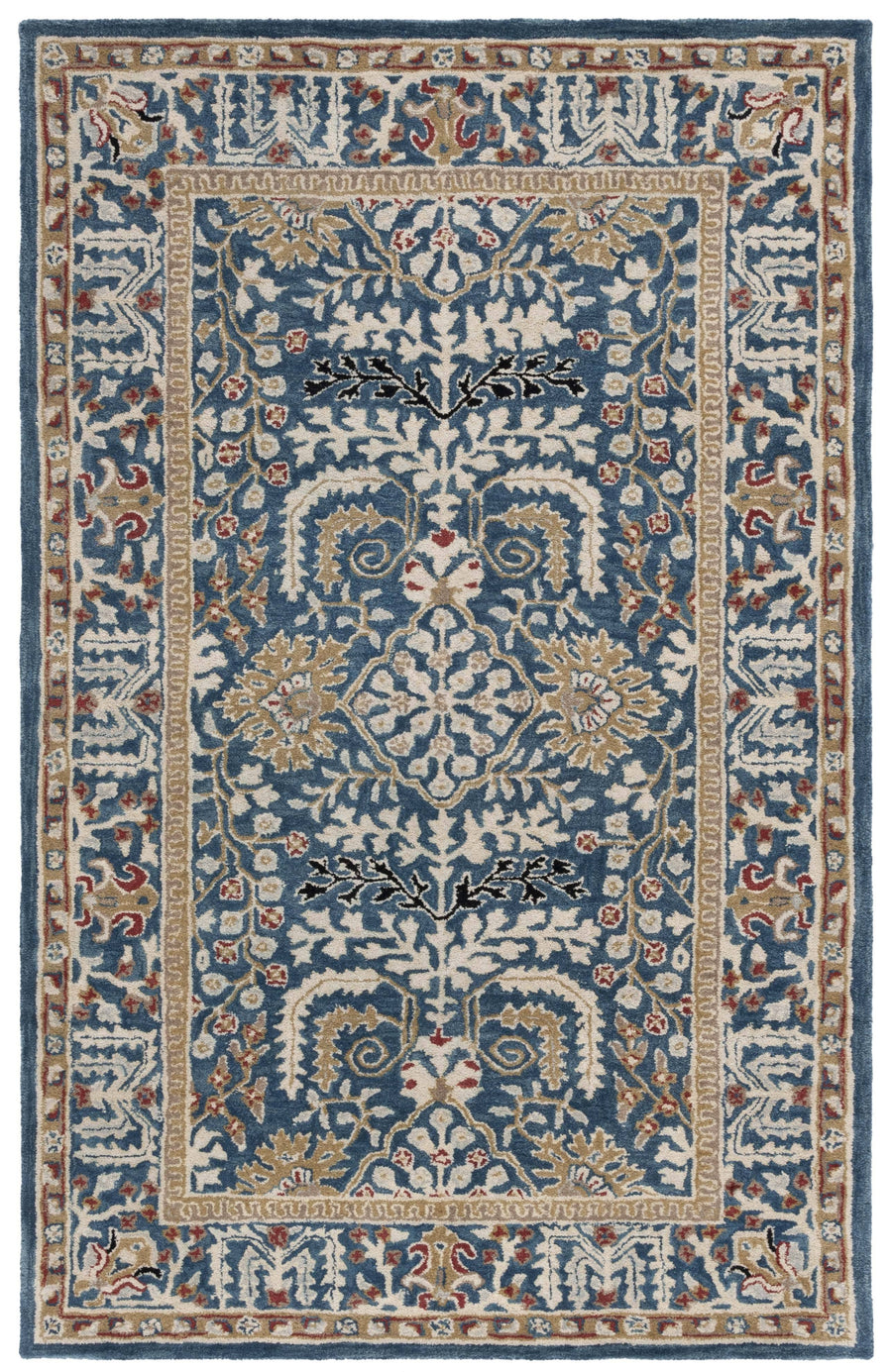 Safavieh Antiquity Nellie 6' Square Area Rug In Dark Blue