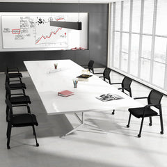 Tangkula Rolling Conference Room Chairs Set of 12