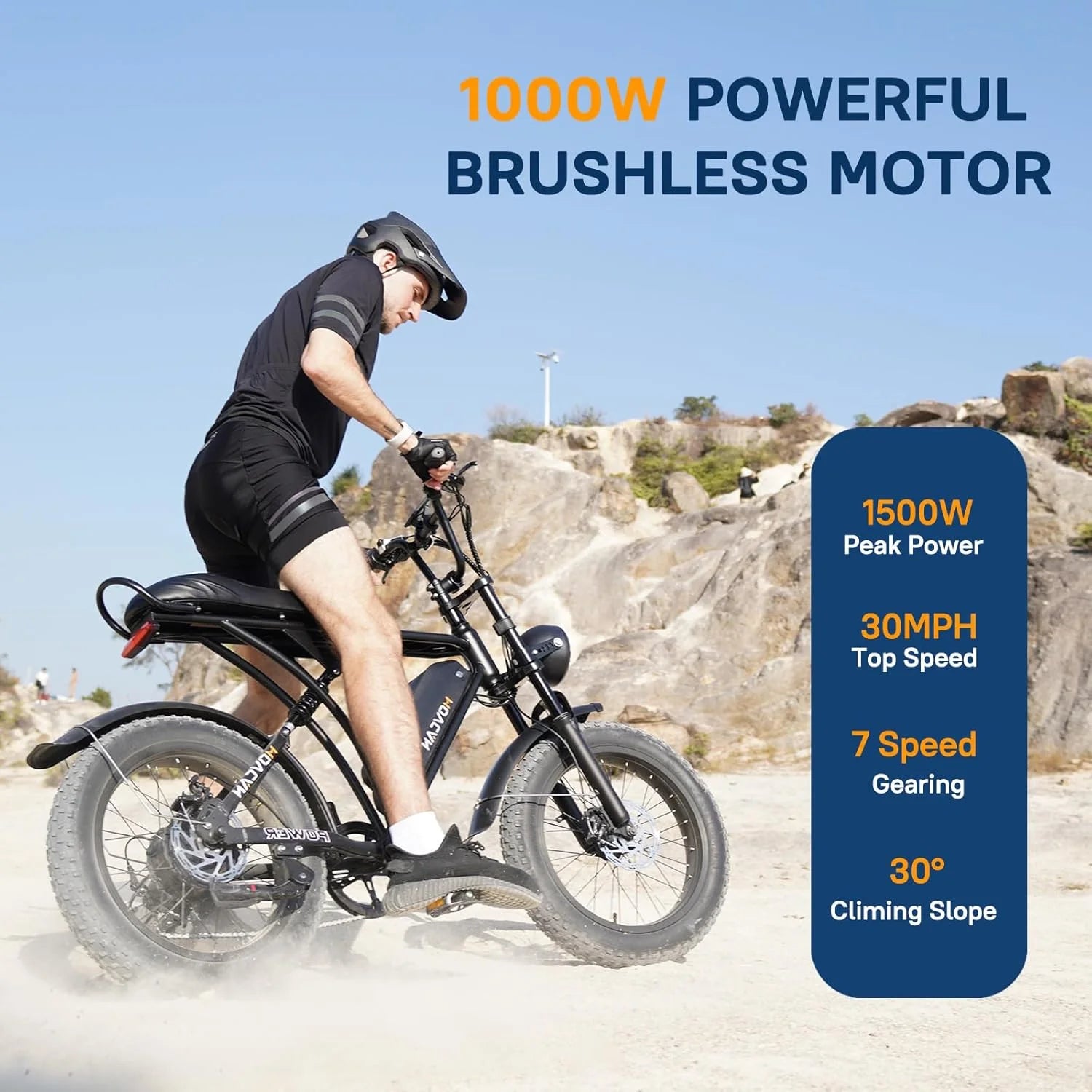 Movcan 20" 48 V Electric Mountain Ebike