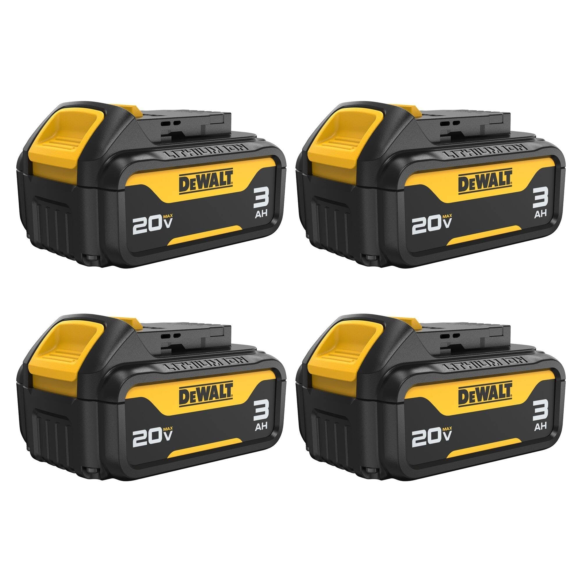 DeWalt 20V Max 3.0Ah Battery | DCB200-4 - 4 Pack