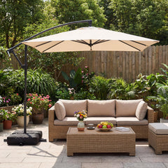 Tangkula 8x8 FT Patio Umbrella with Base Included