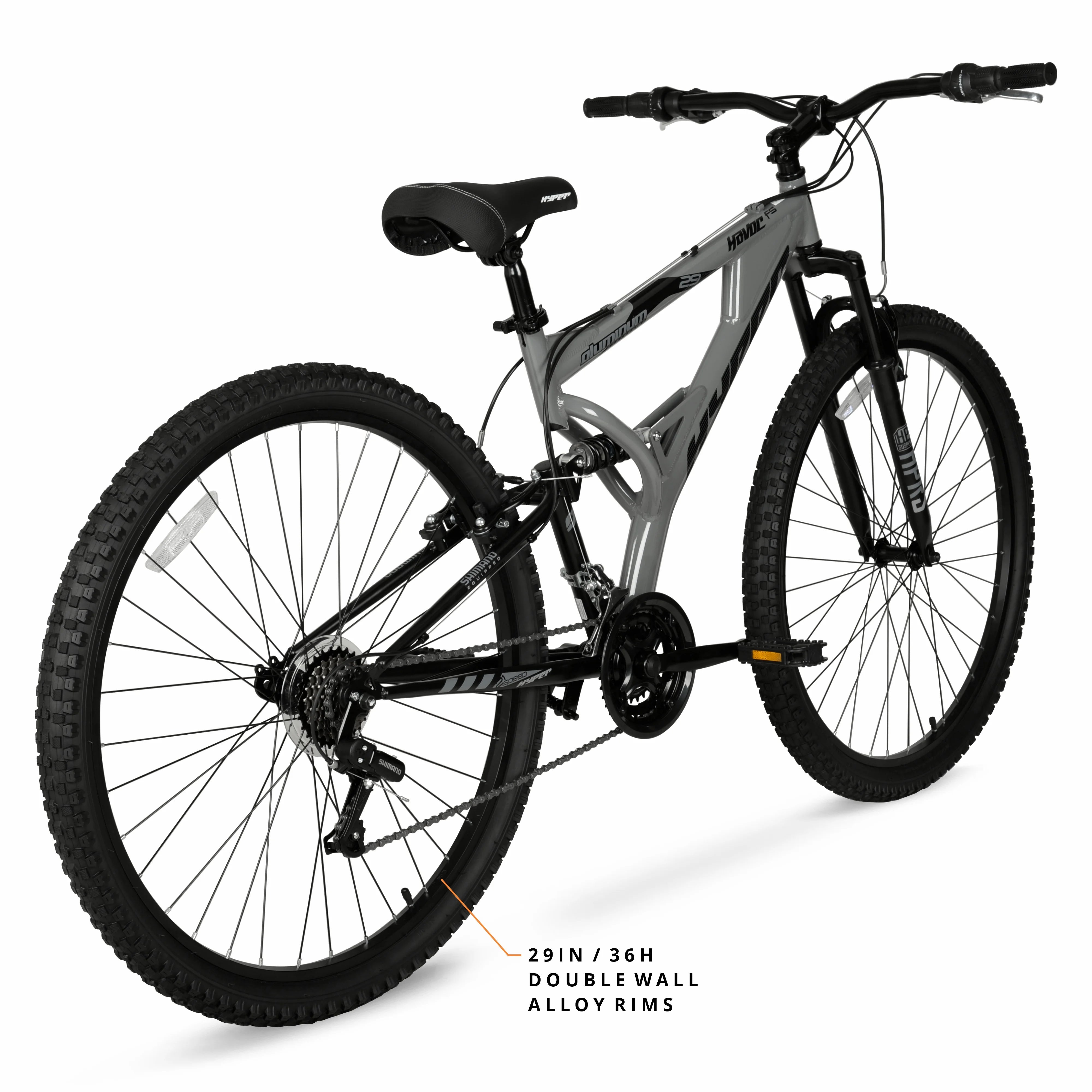 Hyper Bicycles 29" Men'S Havoc Mountain Bike, Gray