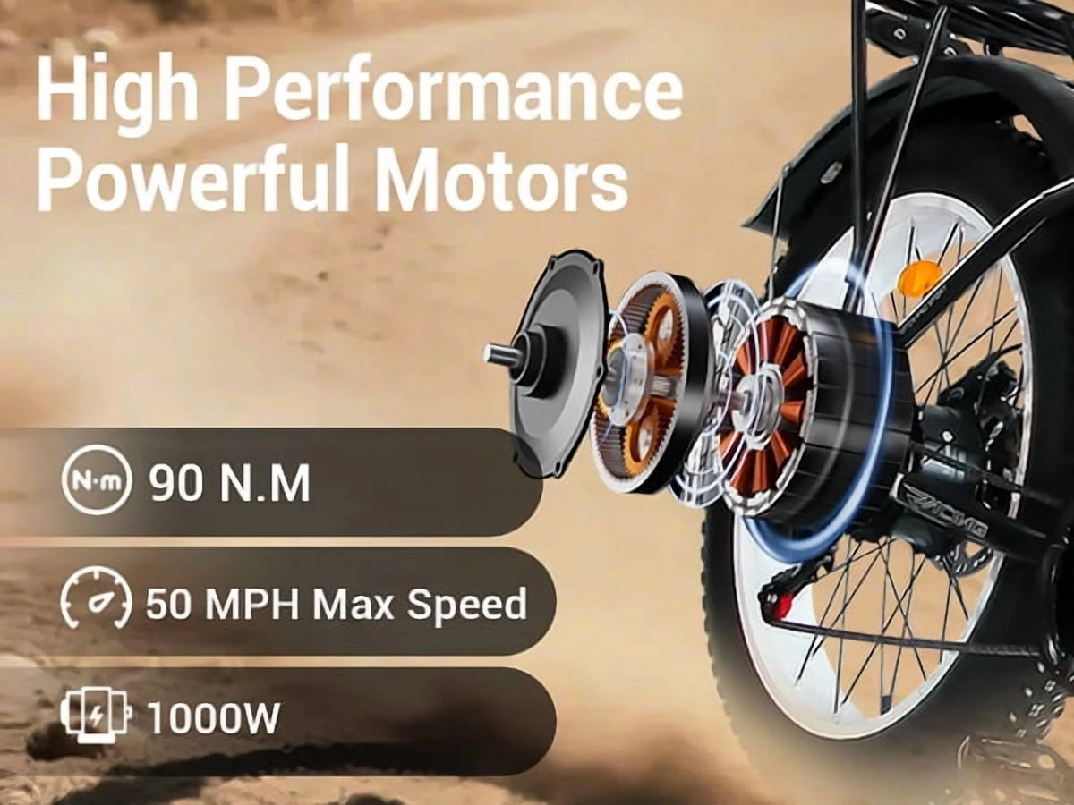 5000W (Peak) Electric - Bike for Adults, 60V 25AH Battery Electric Motorcycle, Dual - Motor - Ebike 50MPH Ebike, 26*4.0 Fat Tire Electric - Bicycle, AWD 21 - Speed Mountain Bike for All - Road UL 2849