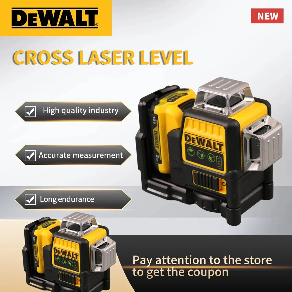 Dewalt? DW089LG 12V Max Laser Level, 3 - Way 360 Green Degrees Professional Architectural Laser, Rotary and Linear Laser Levels???for Laser for Home Renovation Layout or Architectural Design