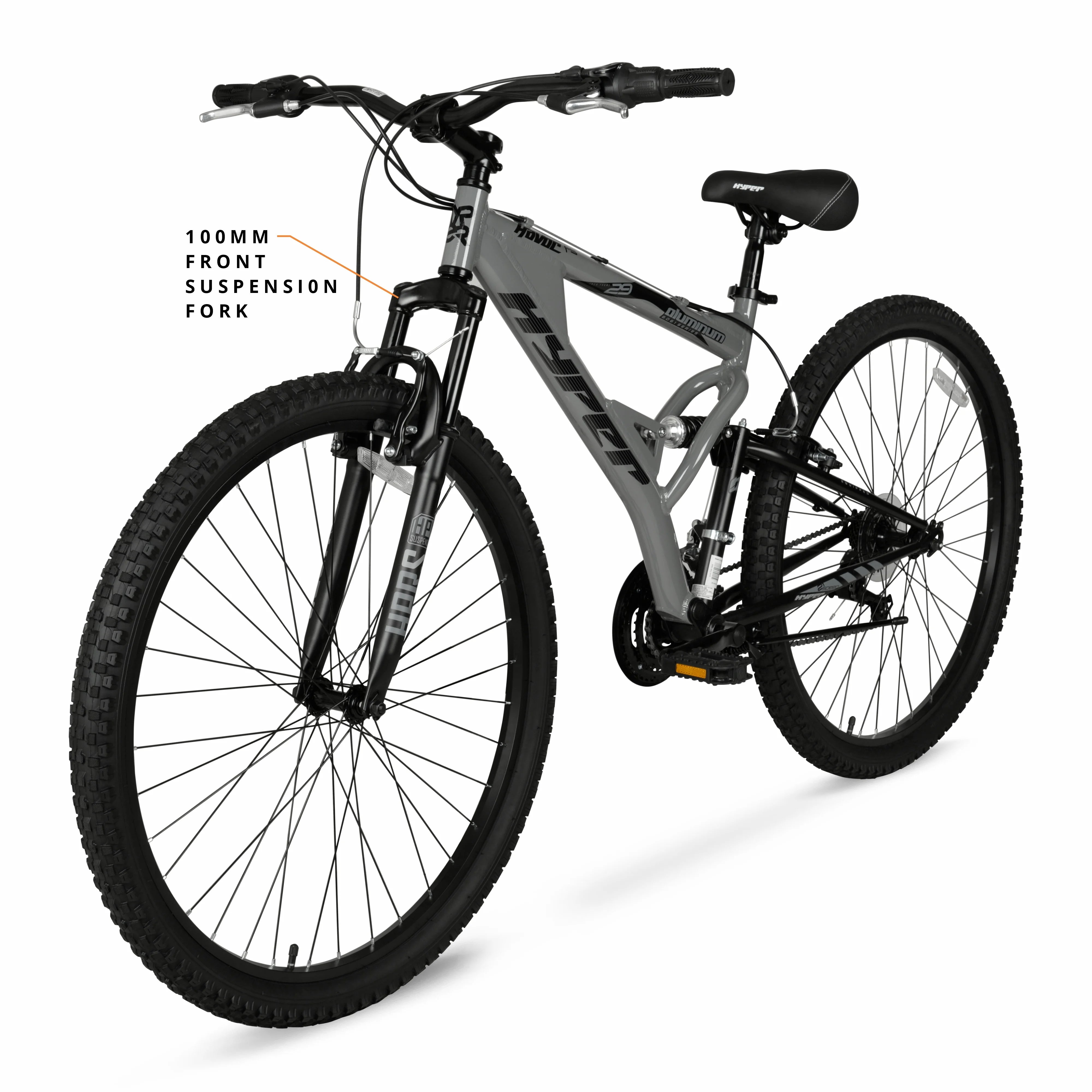 Hyper Bicycles 29" Men'S Havoc Mountain Bike, Gray