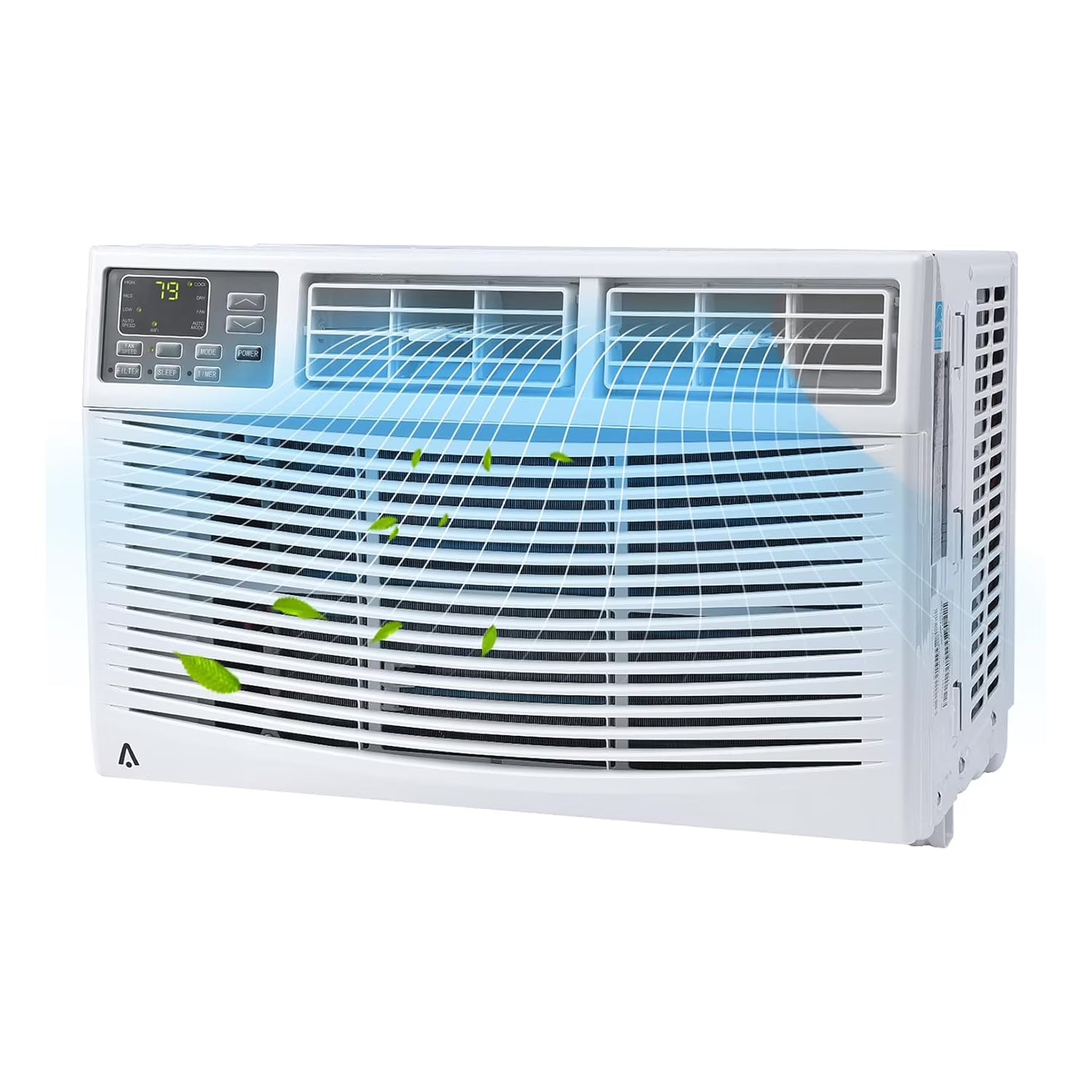 M Optimized 12000BTU Window Air Conditioner with Wi - Fi Enabled, Remote Control, Air Conditioner Window Unit Cooling up to 550sq.ft, 115V Window Ac Units for Rooms, Dehumidifier, Fan, Reusable Filter