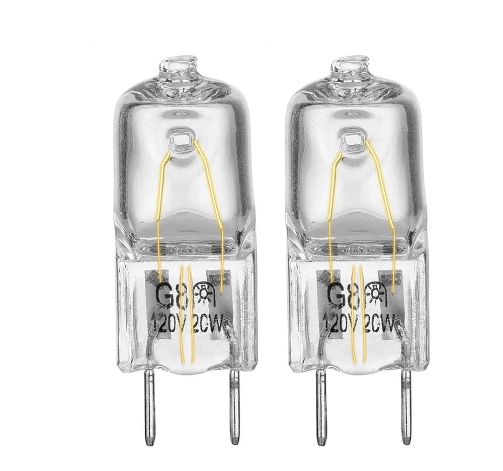 UP2WIN Light Bulb for GE Microwave Oven - Halogen Light Bulb Fits for GE Samsung Kenmore Elite Maytag Over The Stove Range Microwave Night Light/Stove