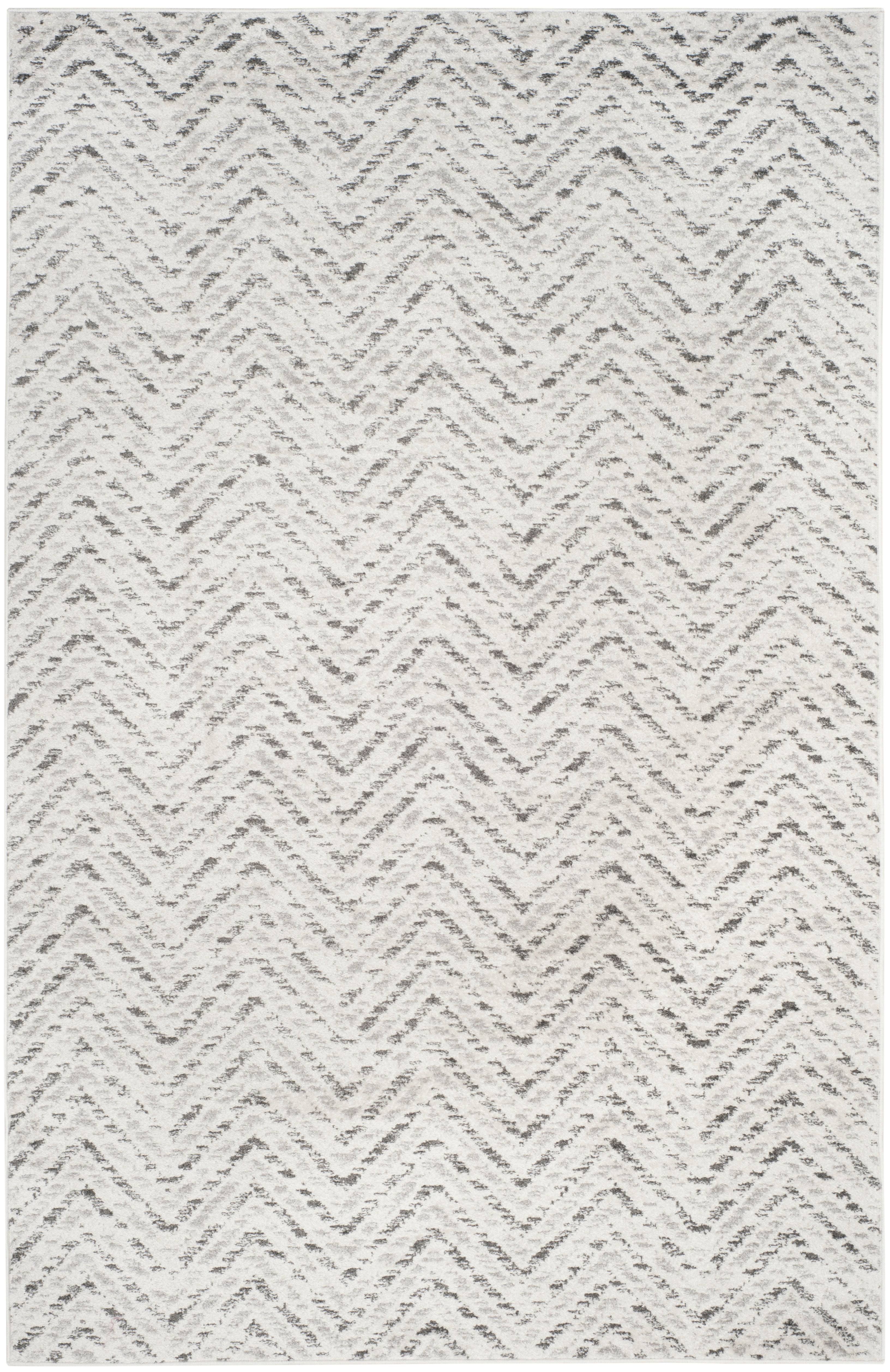 Safavieh 8' x 10' Adirondack ADR104N Ivory / Charcoal Rug