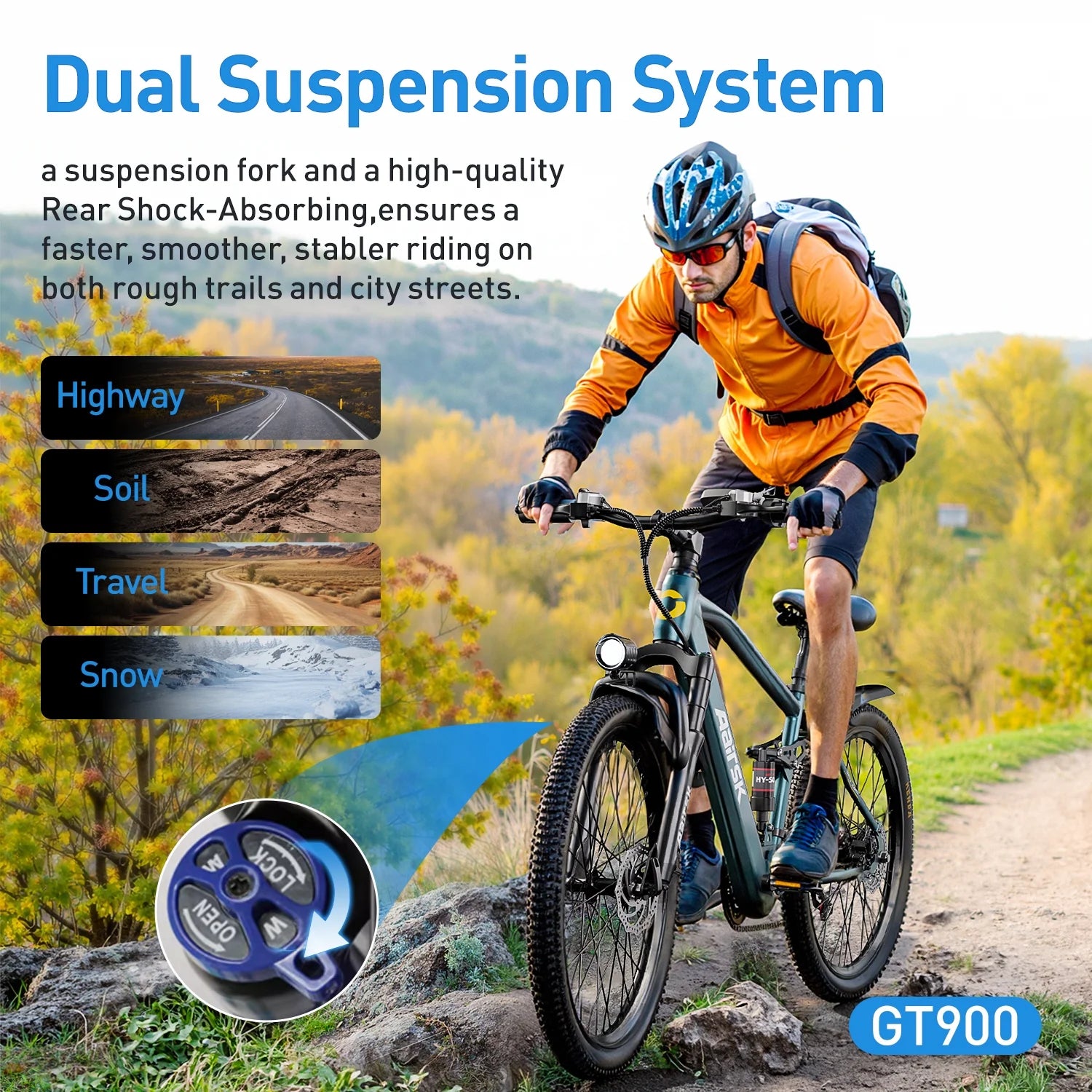 Aairsk 24'' Electric Bike for Adults, 400W E - Bicycle, Top Speed 25MPH, 36V 13AH Battery, City Mountain Ebike
