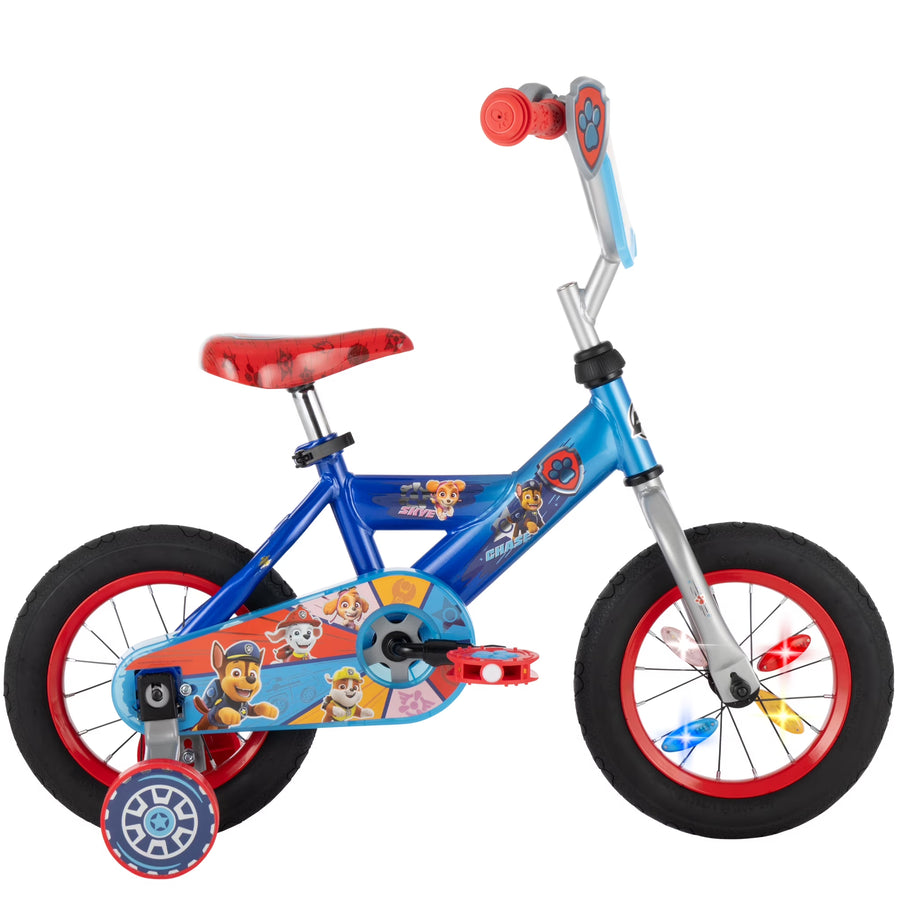 Huffy 12" Paw Patrol Kids' Bike, Fits Riders 3'1" - 3'5", Blue, Child, Boy'S