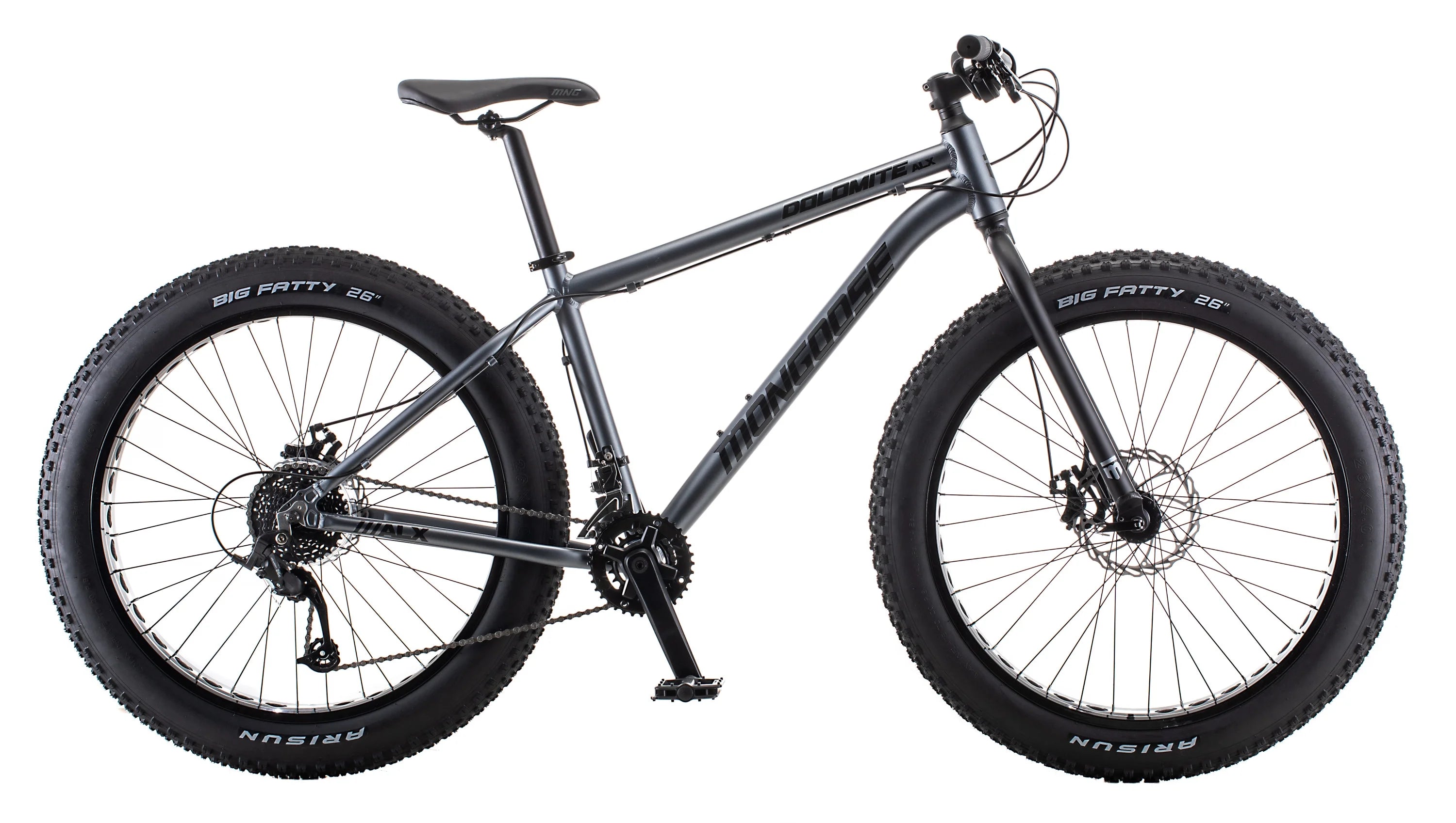 26 - In. Dolomite ALX Unisex Fat Tire Mountain Bike, Gray