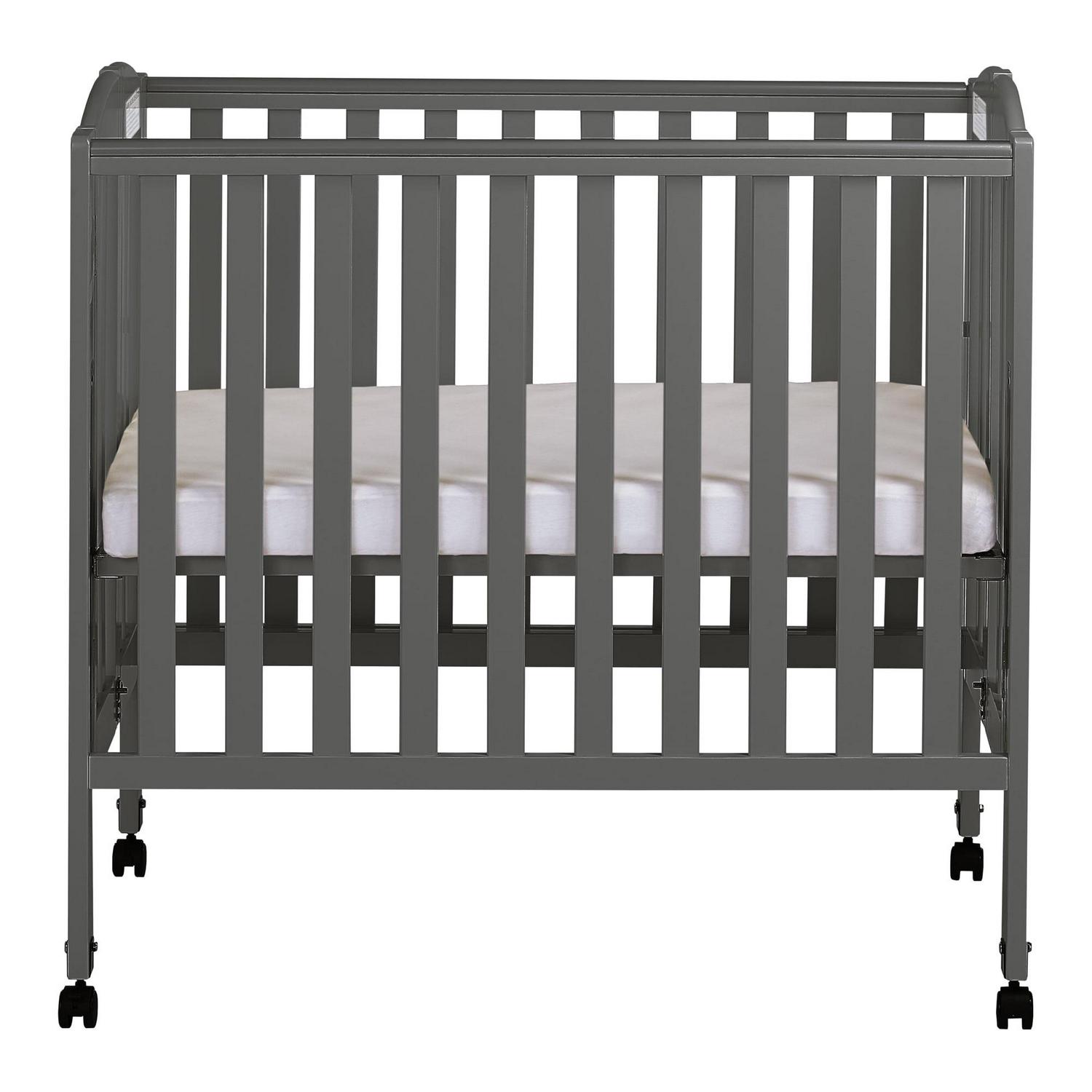 Dream on Me 3 - in - 1 Portable Crib Gray