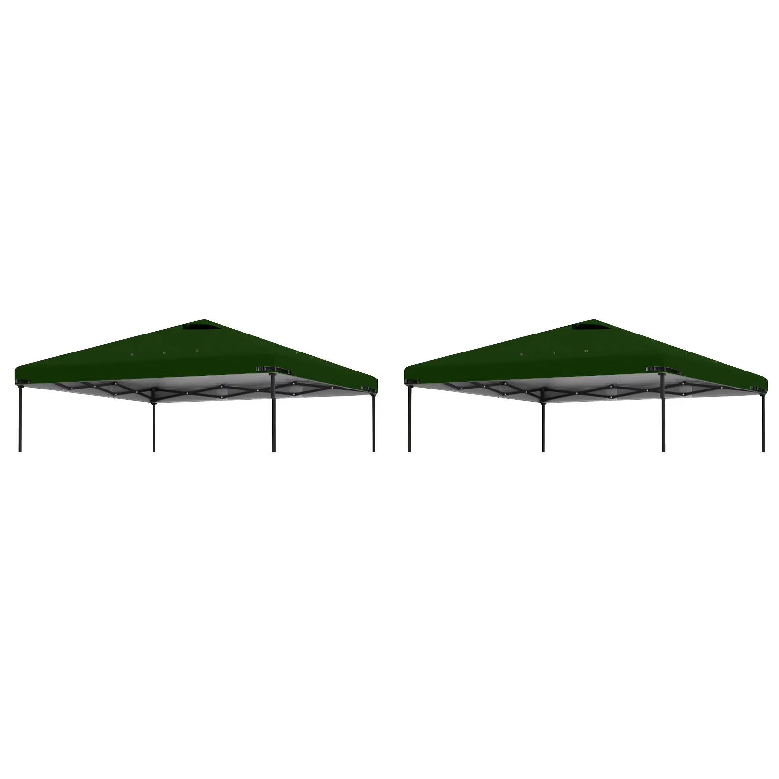 Home Decor 2pcs 10x10ft Replacement Cover Tier Gazebo Roof Sunshade Outdoor Cover Sunshade Patio Pavilion Protective Cover