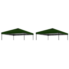 Home Decor 2pcs 10x10ft Replacement Cover Tier Gazebo Roof Sunshade Outdoor Cover Sunshade Patio Pavilion Protective Cover