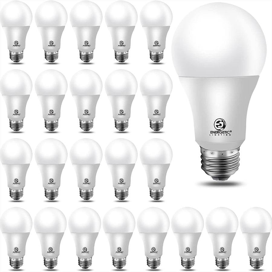 Energetic Lighting 60-Watt EQ A19 Daylight E26 LED Light Bulb (24-Pack) | YGA03C54-850-24P