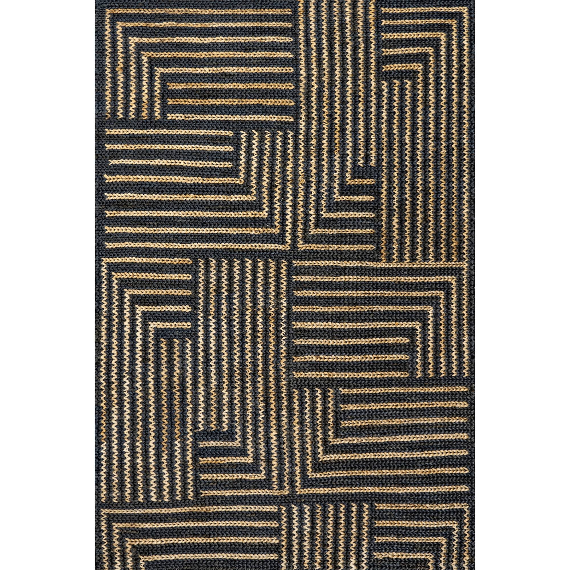 nuLOOM Lauren Liess Grassland Handwoven Jute Area Rug, 5' x 8', Ivory