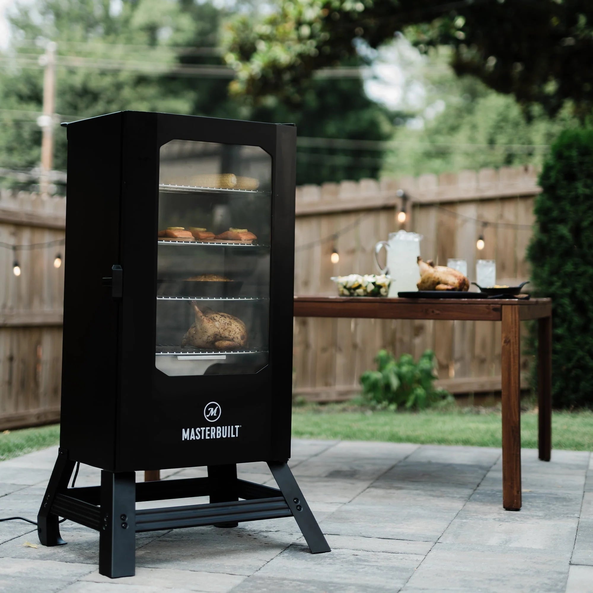 Masterbuilt 30 - Inch Digital Electric Smoker with Window and Legs