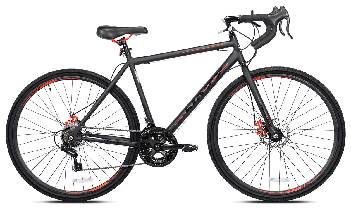 700c Nazz Men'S Gravel Road Bike, Black