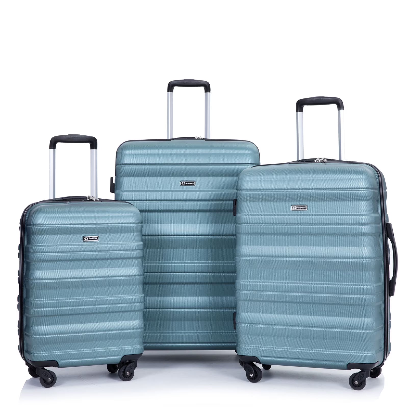 Tripcomp Hardside Luggage Set 3 - Piece Set (21/25/29) Lightweight Suitcase 4 - Wheeled Suitcase Set(Purple)