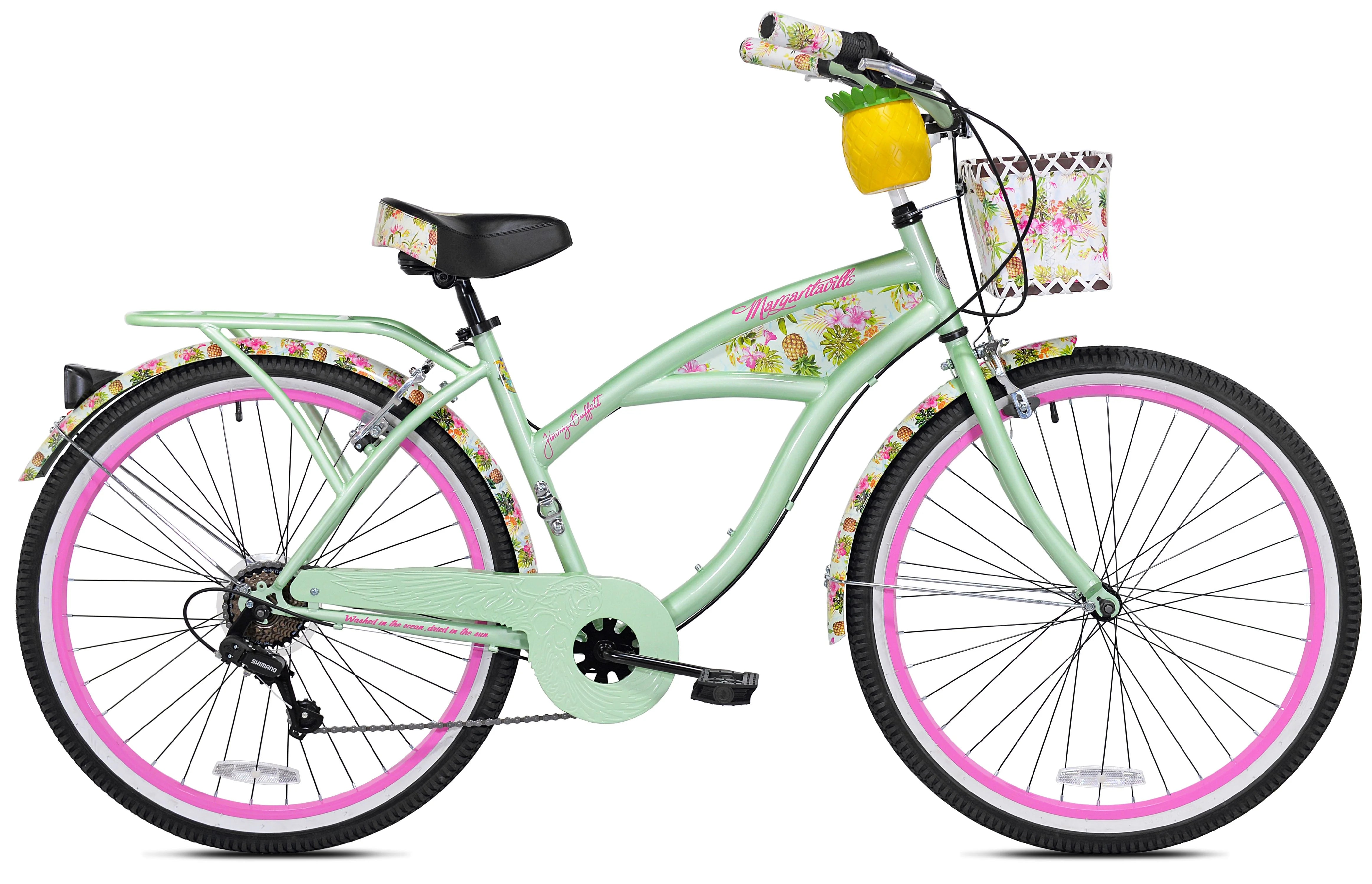 26" Pineapple Women'S Cruiser Bike, Green