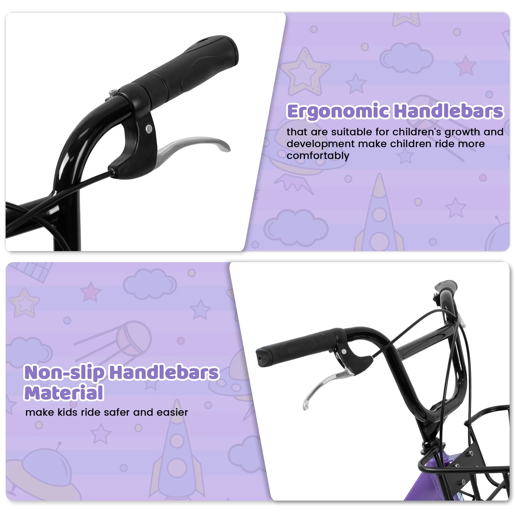 20 in Kids Bike for Boys & Girls Age 5 - 10, Children'S Bicycle with Front Basket & Rear Rack, Commuter Bike for School & Leisure