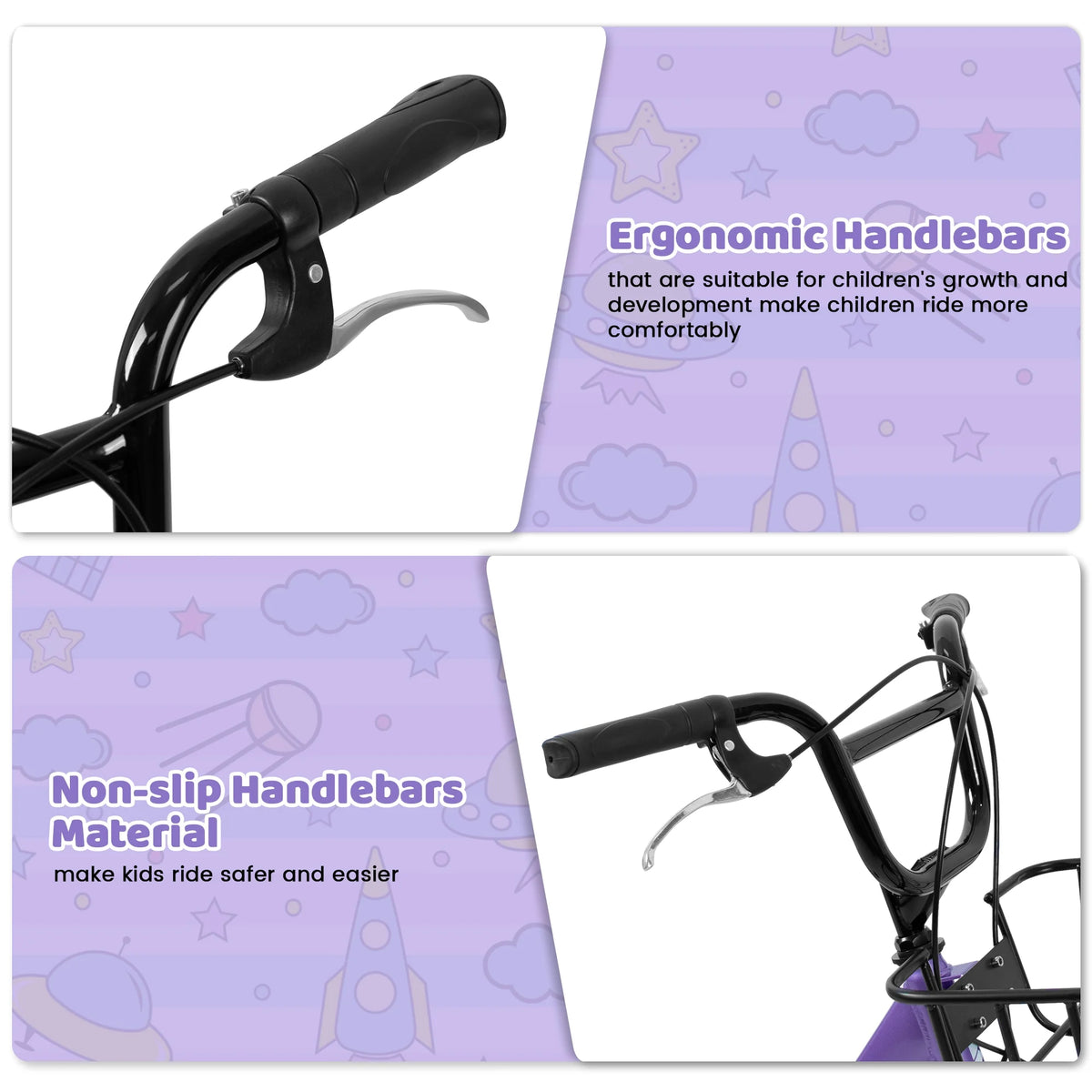 20 in Kids Bike for Boys & Girls Age 5 - 10, Children'S Bicycle with Front Basket & Rear Rack, Commuter Bike for School & Leisure