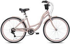 Kent 26 In. Bayside Women'S Cruiser Bike, Rosé Gold