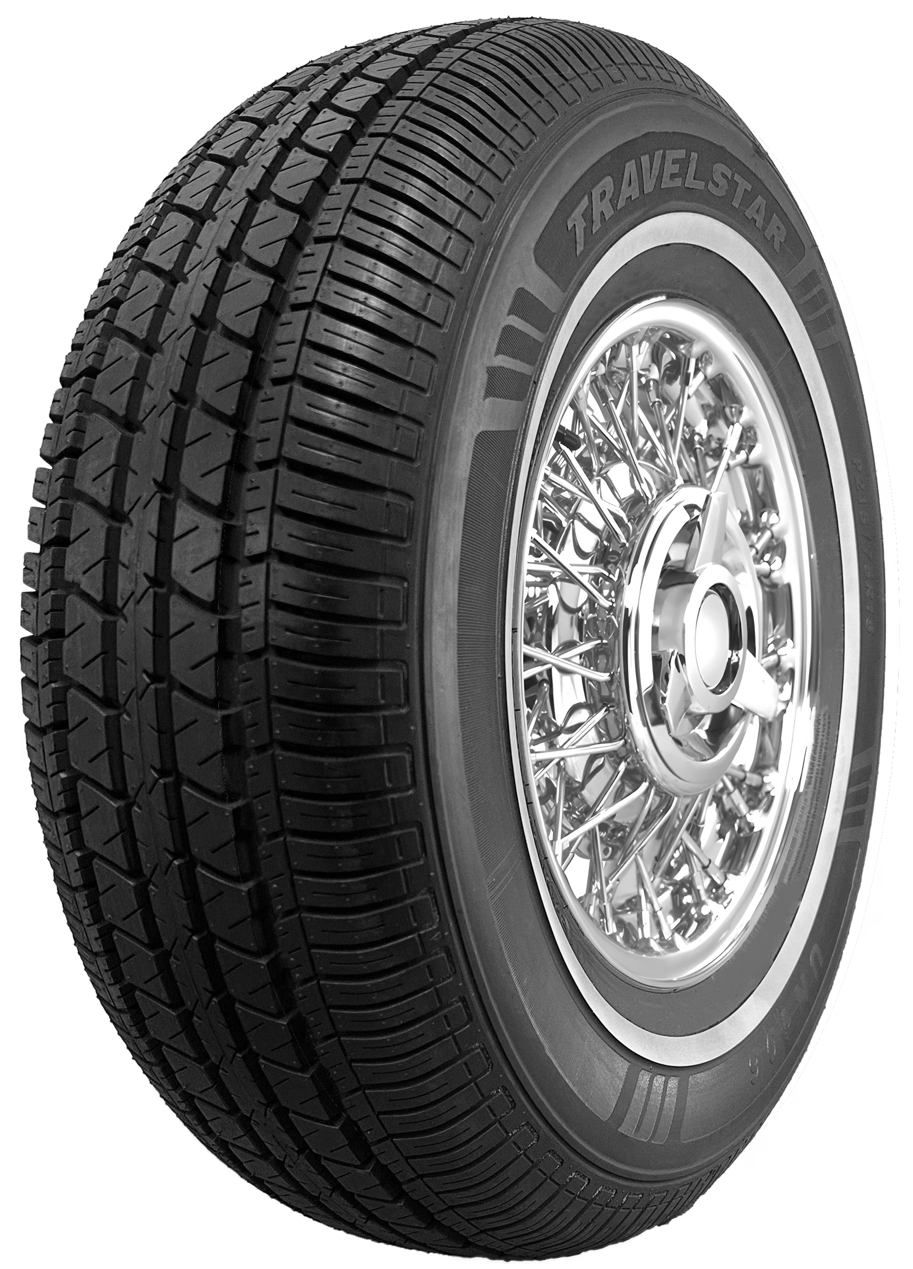 Travelstar UN106 All-Season 205/75R15 205/75/15 97S Passenger Tire White Wall 18mm(No Rim)