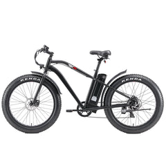 Electric Bike with 750W Motor, Electric Bike for Adults, Electric Mountain Bicycle with 48V 14.5ah Battery, 26'' Fat Tires, LCD Display, Front and Rear LED Lights, Professional 7 - Speed Gears