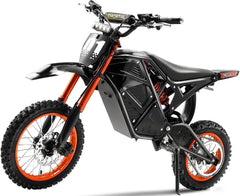 2000W Electric Dirt Bike for Adults Ridingtimes GT73 UL2849, Brushless Hub Motor, 18.2ah*2 Electric Bike with 25\ Tires Digital Screen Carbon Steel