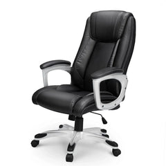 AECOJOY Office Chair Ergonomic, Leather Office Chair with High Back