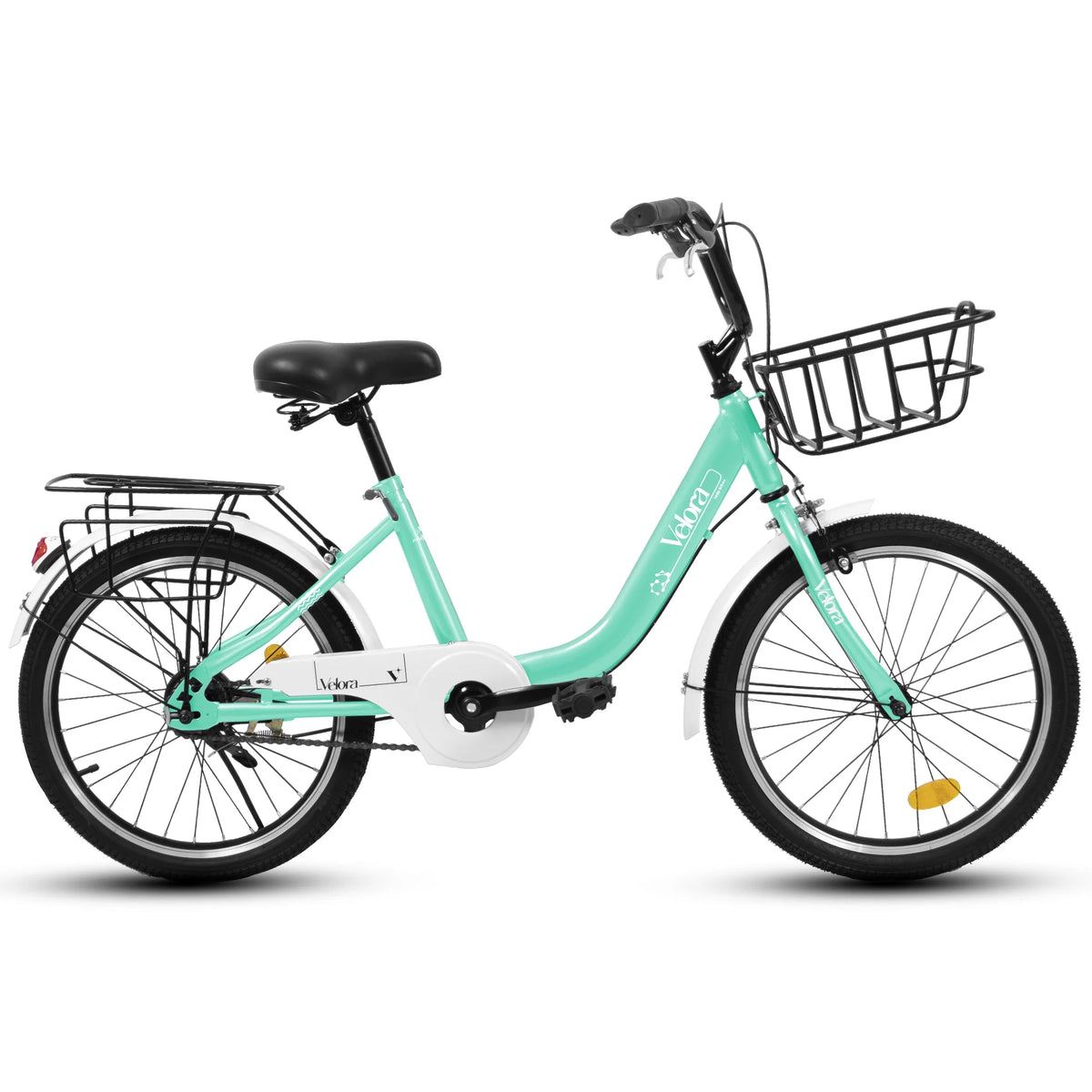20 in Kids Bike for Boys & Girls Age 5 - 10, Children'S Bicycle with Front Basket & Rear Rack, Commuter Bike for School & Leisure