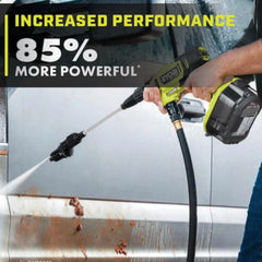 Ryobi ONE+ HP 600 PSI at 0.7 GPM 18V Cordless Electric Cold Water Power Cleaner, 20 Ft. Siphon Hose