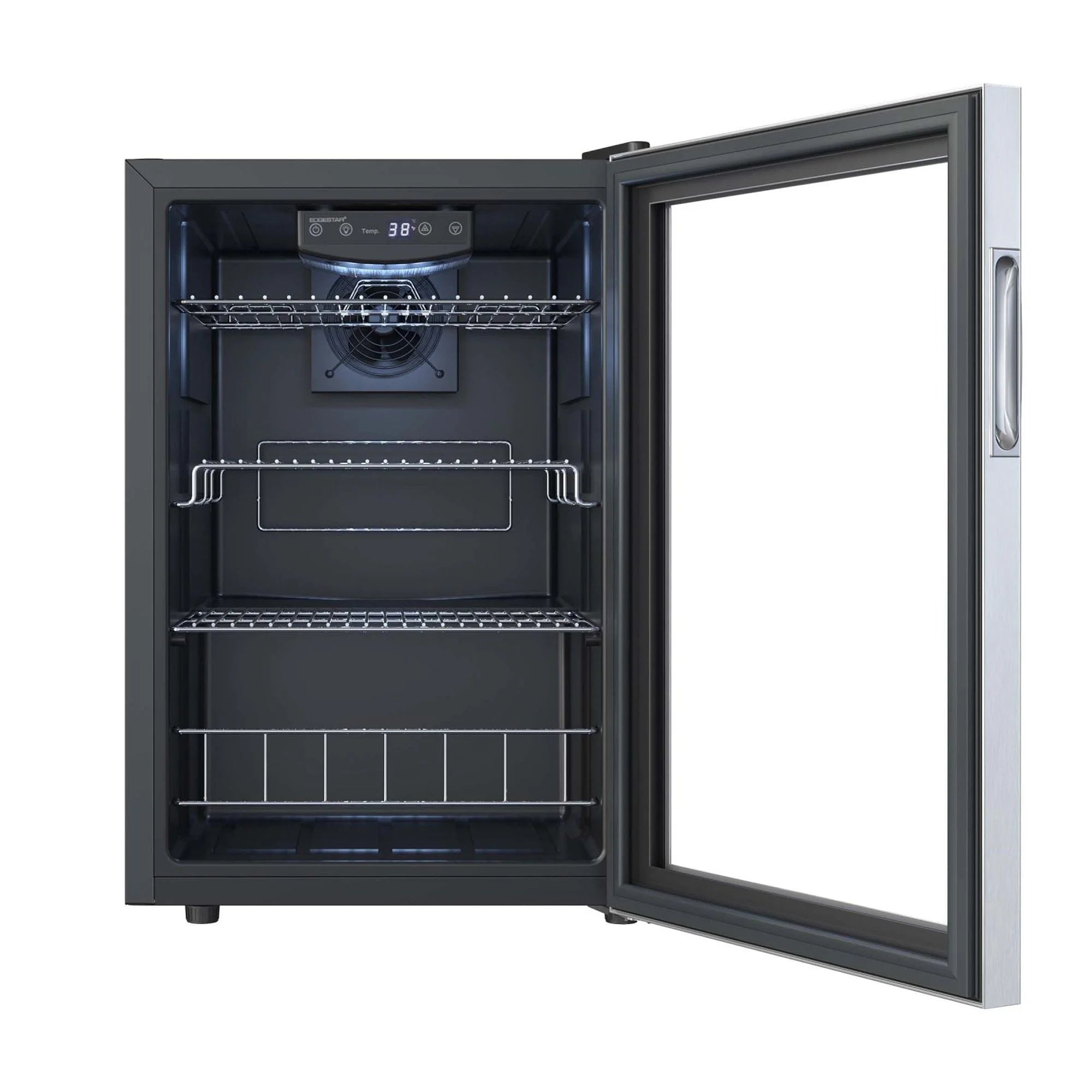 Edgestar Bwc91 17" Wide 80 Can Capacity Extreme Cool Beverage Center - Stainless Steel