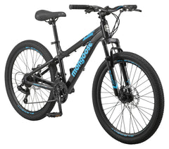 24" Durham Mountain Bike, 21 Speeds, Black