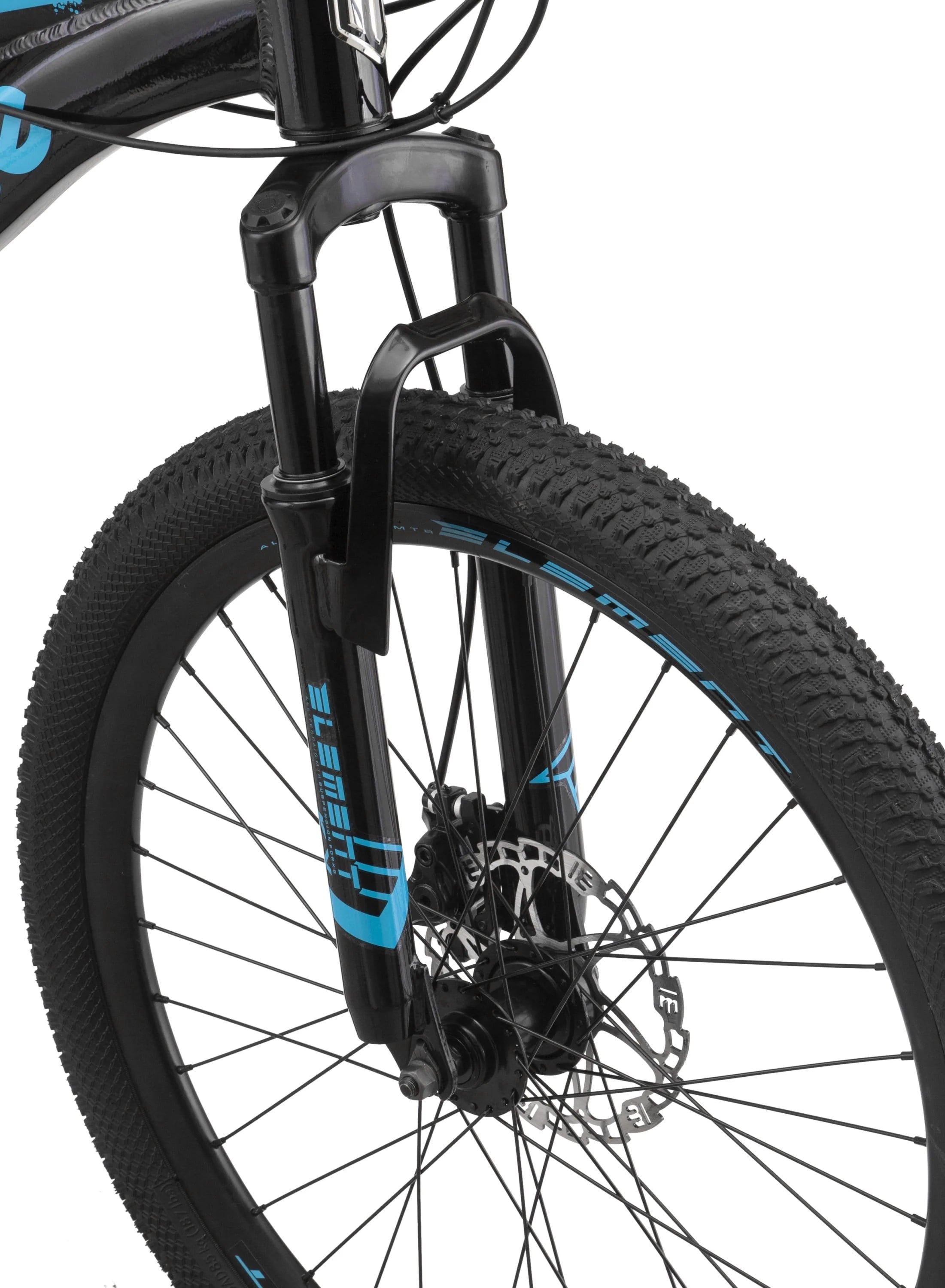 Mongoose 24" Durham Mountain Bike, 21 Speeds, Black