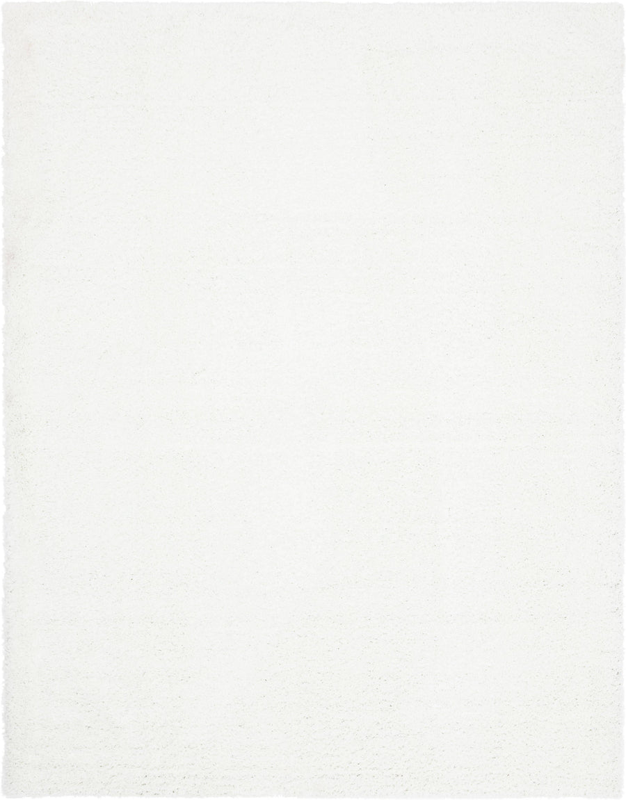 Unique Loom Davos Shag White 10 ft. x 13 ft. Area Rug