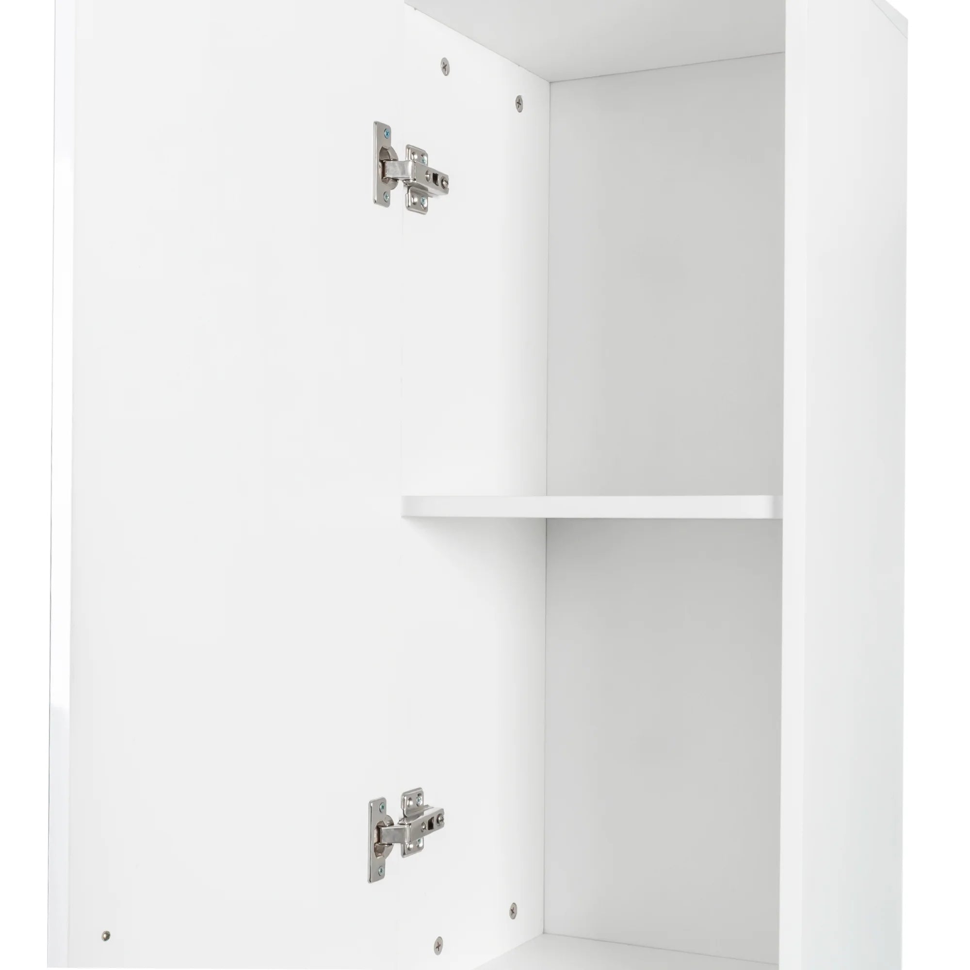 Slim Tall Storage Cabinet, Pantry Cabinet with Doors Shelves Small Space for Kitchen Living Room Bathroom