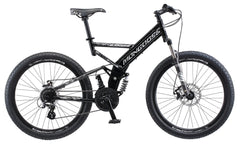 Mongoose Blackcomb Mountain Bike, 26 - Inch Wheels, 24 Speeds, Black, Men'S