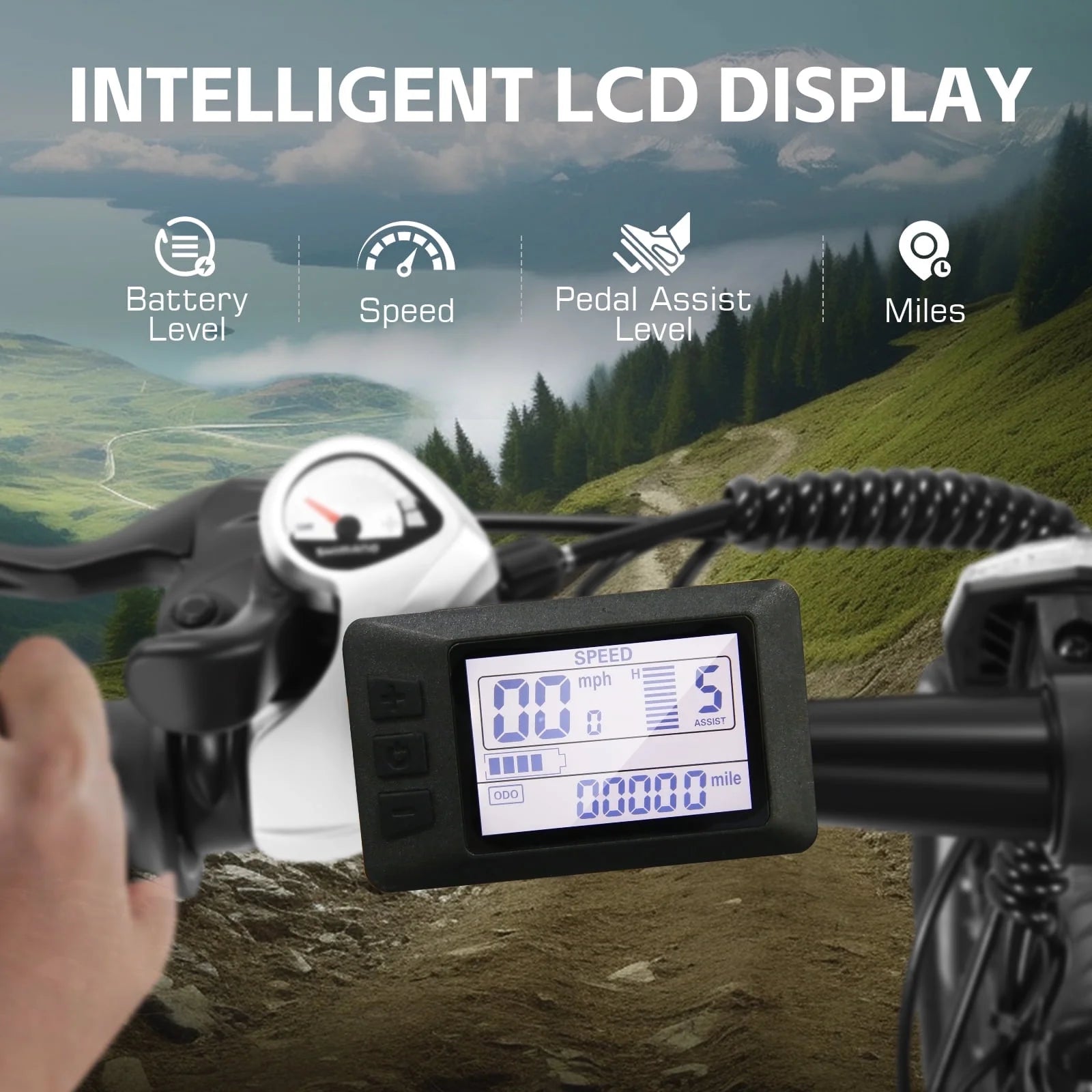 Gocio 27.5" Electric Bike, Peak 750W Electric Bike for Adults, 22mph Electric Mountain Bicycles, 48V 10.4ah Battery Ebike UL 2849, Aluminum Alloy, Lockable Suspension Fork, Shimano 21 Speed