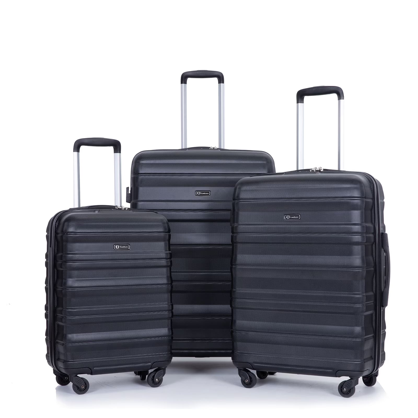 Tripcomp Hardside Luggage Set 3 - Piece Set (21/25/29) Lightweight Suitcase 4 - Wheeled Suitcase Set(Purple)