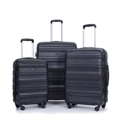 Tripcomp Hardside Luggage Set 3 - Piece Set (21/25/29) Lightweight Suitcase 4 - Wheeled Suitcase Set(Purple)
