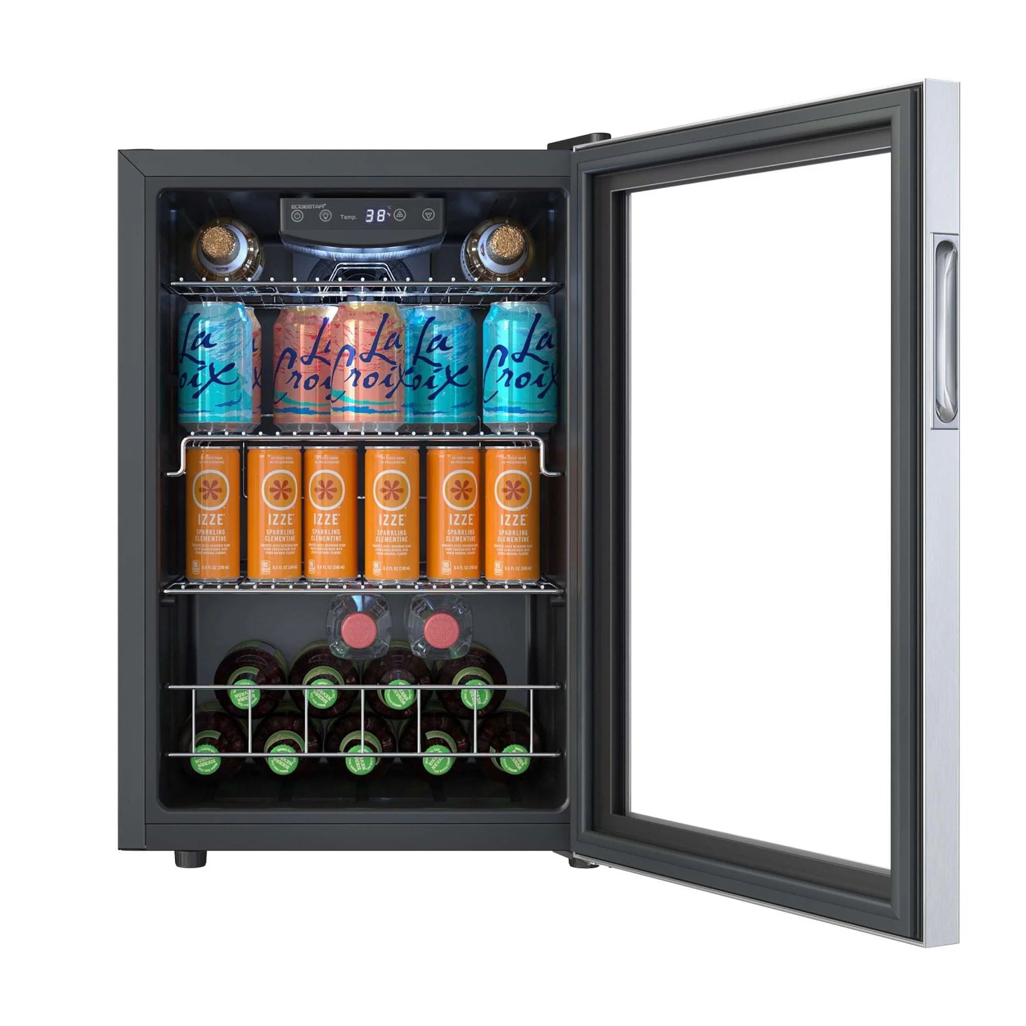 Edgestar Bwc91 17" Wide 80 Can Capacity Extreme Cool Beverage Center - Stainless Steel