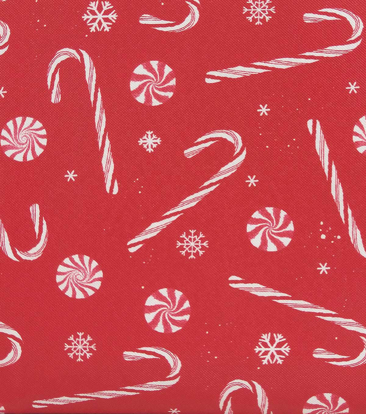 60" Christmas Candy Canes on Red Round Peva Tablecloth - Christmas Kitchen Decor & Entertaining - Seasons & Occasions